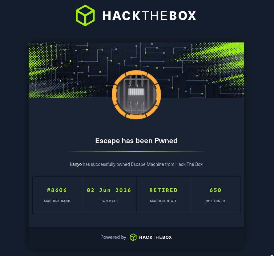 HTB: Escape