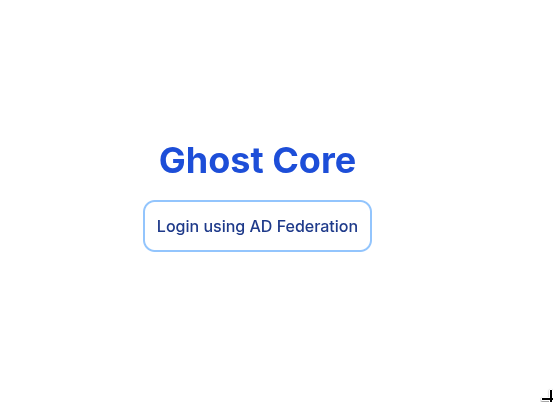 core.ghost.htb ADFS login page