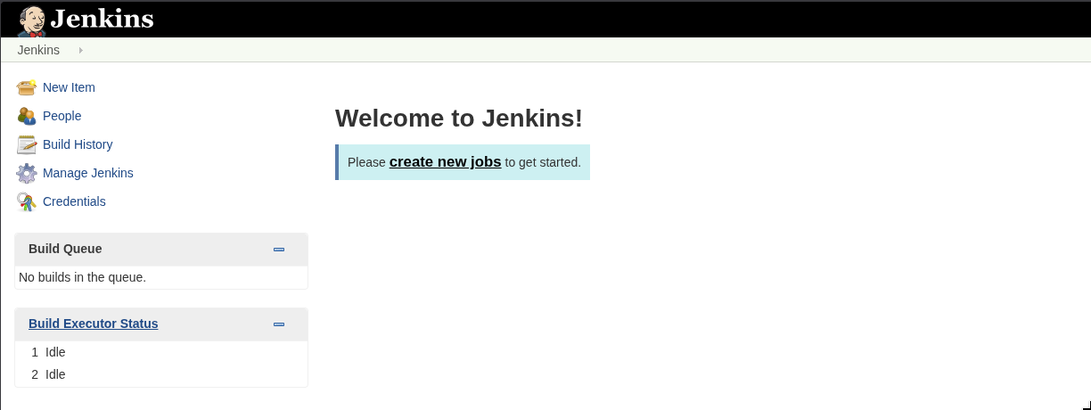 Jenkins dashboard at /askjeeves on port 50000, fully accessible without authentication